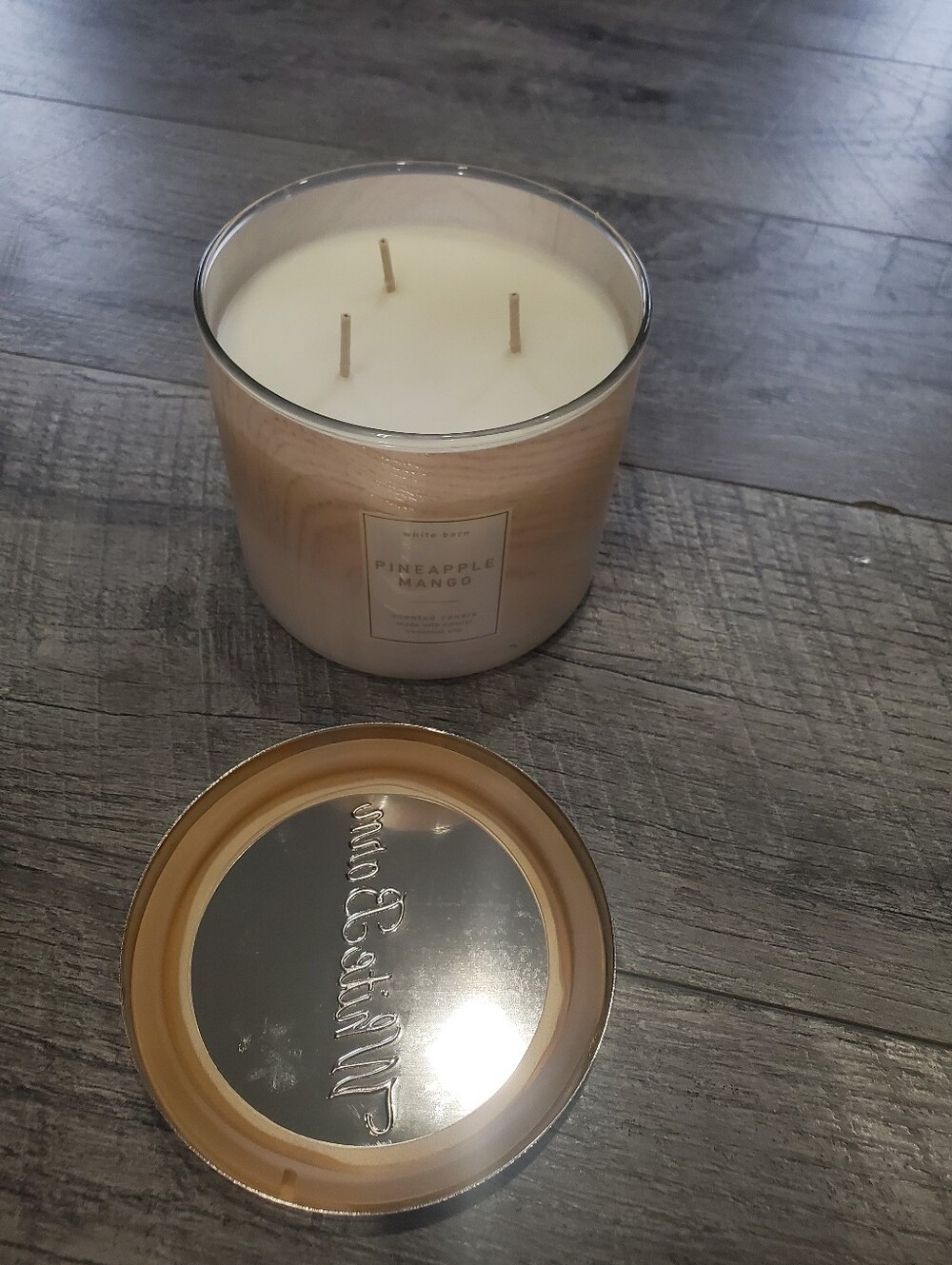 Bath And Body Works Pineapple Mango 3 Wick Candle - Picture 3 of 4